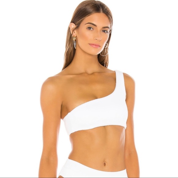 F E L L A Lazarus Bikini Top in White Small Fella - Picture 2 of 8